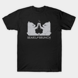 Bears Who Brunch : Solid T-Shirt